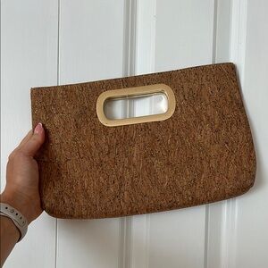 Elegant Cork Clutch Bag